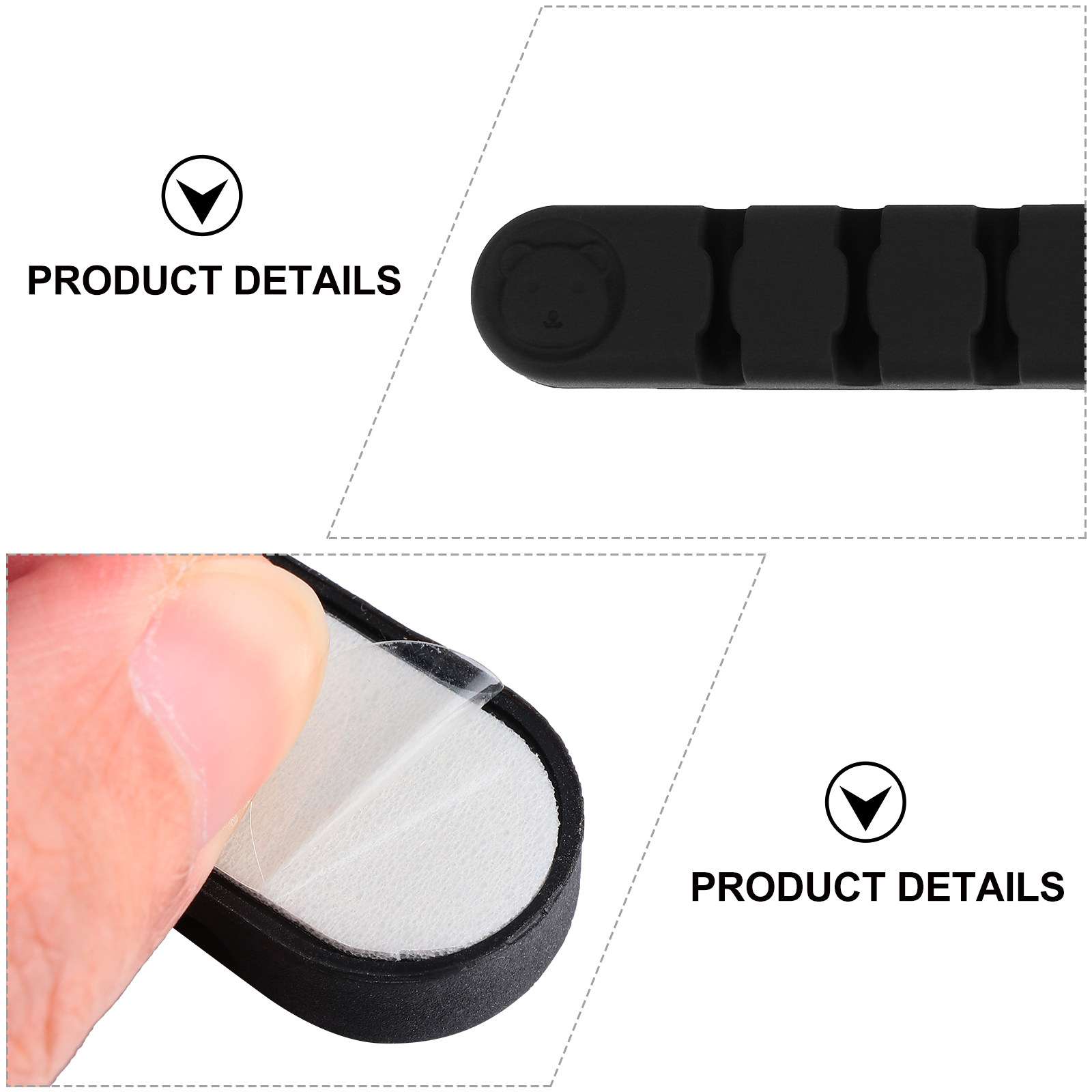 3 pièces d'organisateurs de câ - Desk Setup Headphones avis et prix