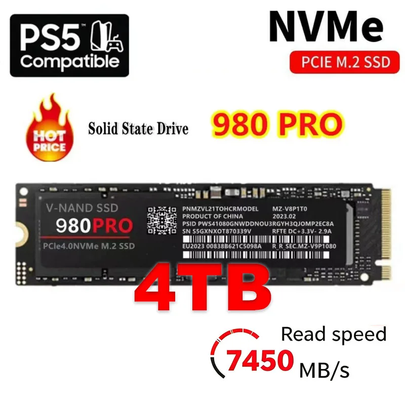 SSD interne haute vitesse 980  - Samsung Ssd 980 Pro avis et prix
