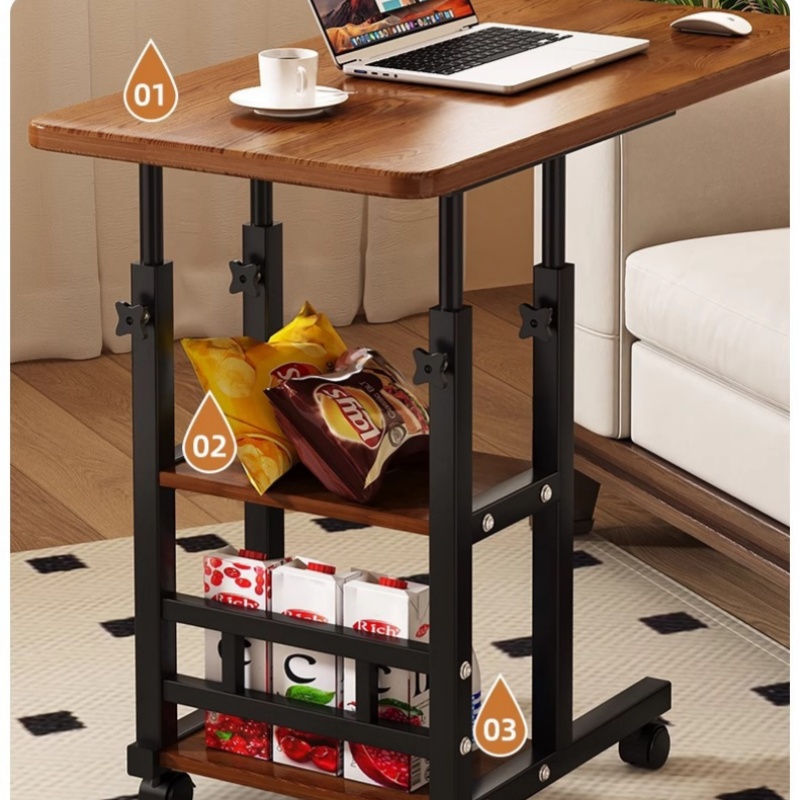 Table de chevet mobile et rele - Desk Setup Laptop avis et prix