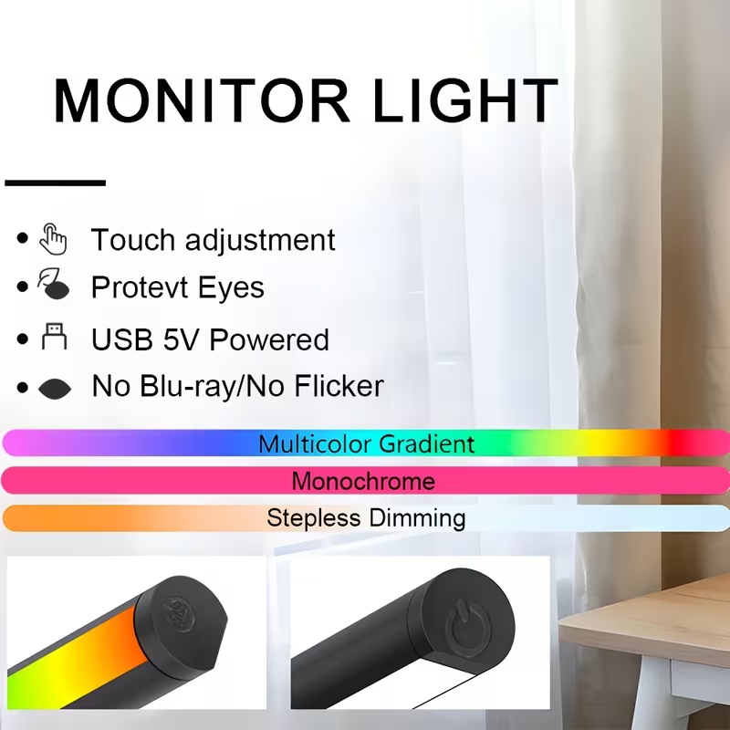 Barre lumineuse LED pour écran - Desk Setup Rgb avis et prix