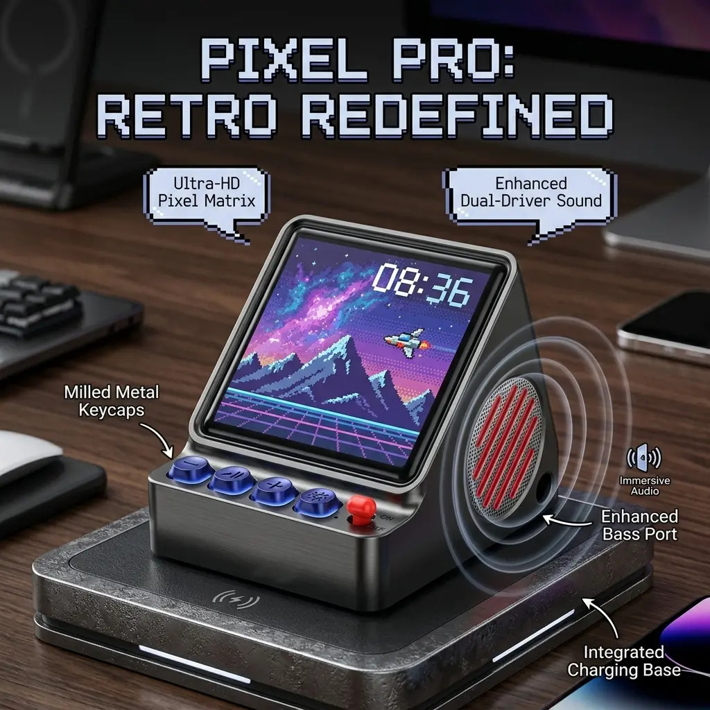 Haut-parleur portable à affich - Desk Setup With Speakers avis et prix