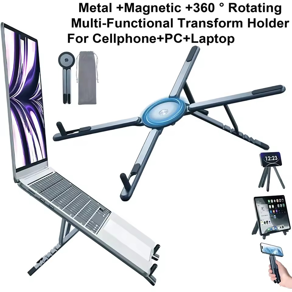 Support de téléphone magnétiqu - Desk Setup Laptop avis et prix