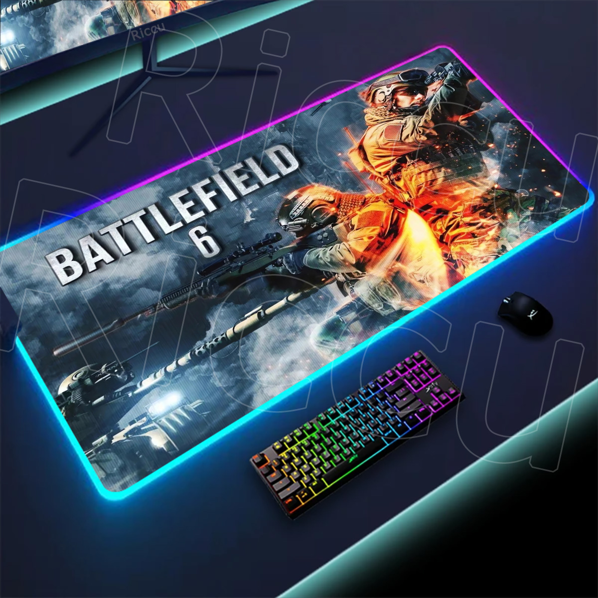 Nouveau Gamer Rgb tapis de bur - Desk Setup Rgb avis et prix