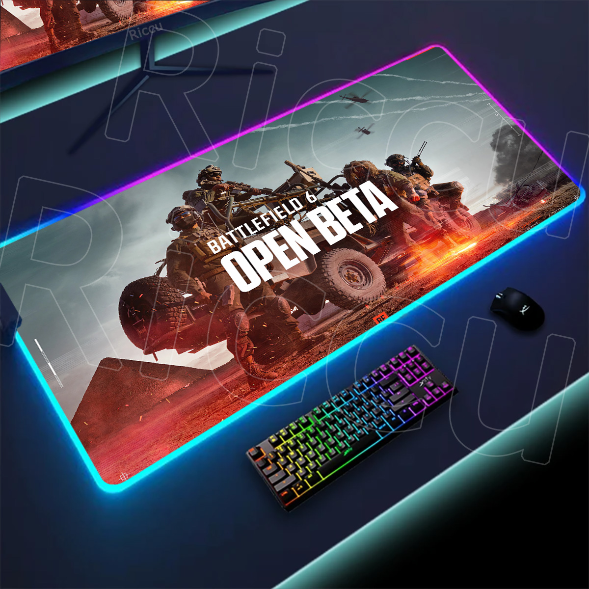 Nouveau Gamer Rgb tapis de bur - Desk Setup Rgb avis et prix