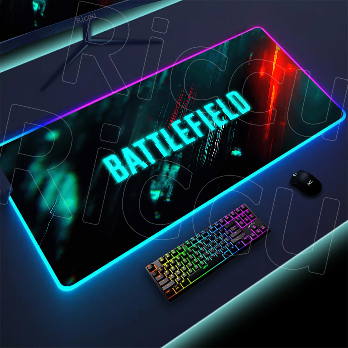 Nouveau Gamer Rgb tapis de bur - Desk Setup Rgb avis et prix