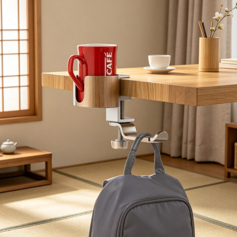 Support de tasse rotatif de qu - Desk Setup Headphones avis et prix