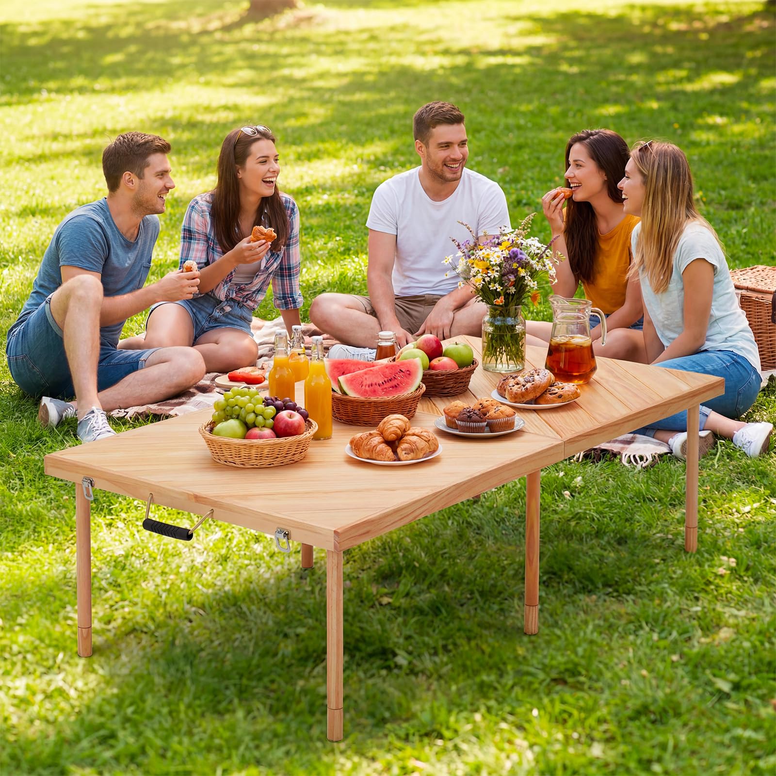 Table de pique-nique pliante d - Desk Setup Design avis et prix