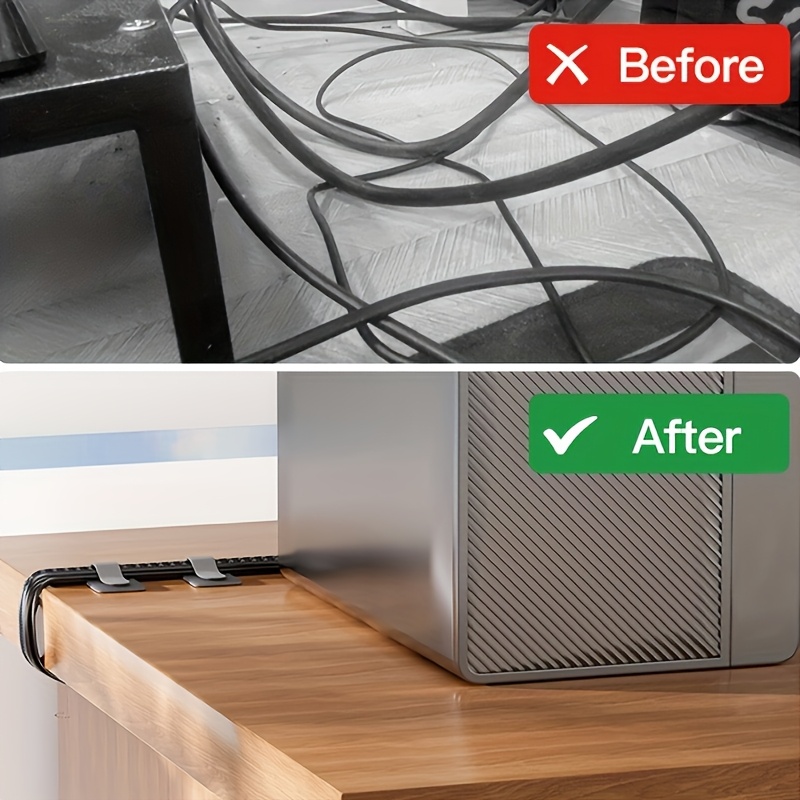 Attaches de câbles réutilisabl - Desk Setup Charging Station avis et prix