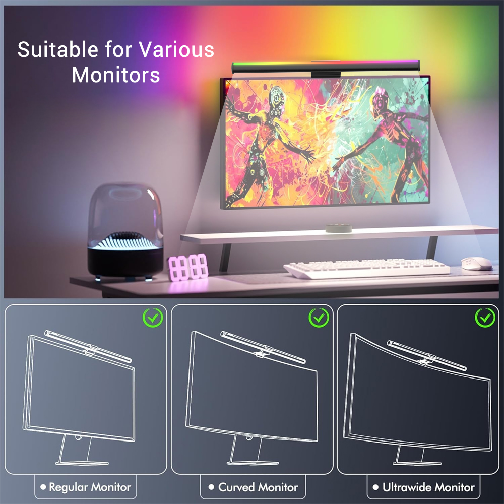 Barre lumineuse Wi-Fi pour mon - Desk Setup Rgb avis et prix