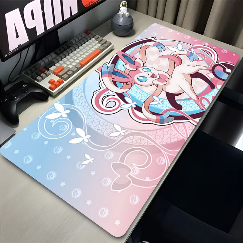 Grand tapis de souris rose mig - Desk Setup Cute avis et prix