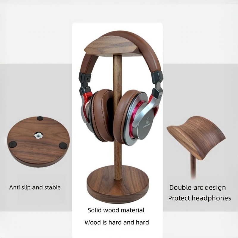 PGY – support de casque en boi - Desk Setup Headphones avis et prix