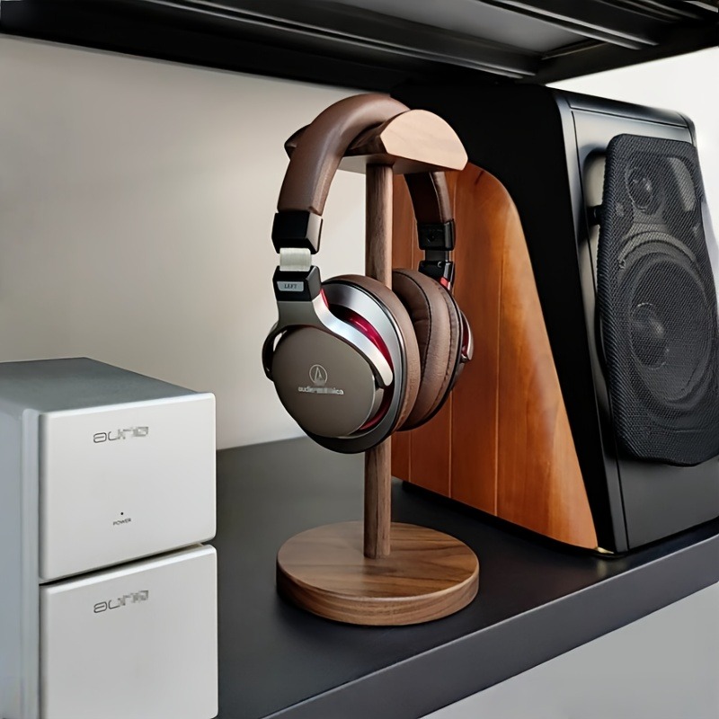 PGY – support de casque en boi - Desk Setup Headphones avis et prix